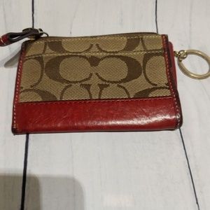 Coach wallet keychain
